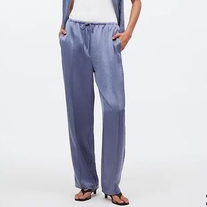 NWT Madewell pull on Satin Pants